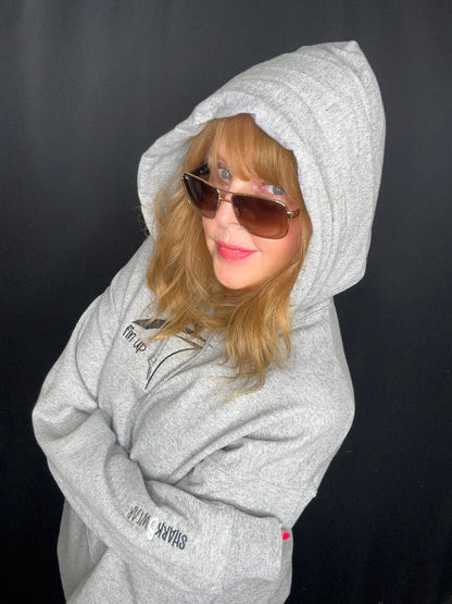 "fin up" - Hoodie - LARGE