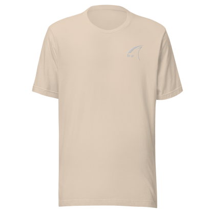 "fin up" - T-Shirt - LARGE - left chest